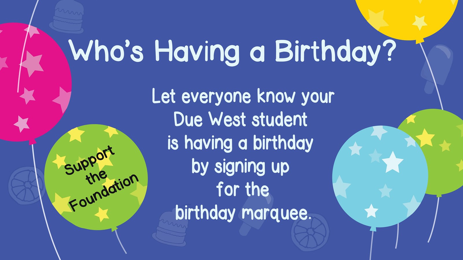 Birthday Marquee